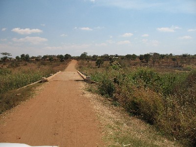 Road near Lumbadzi